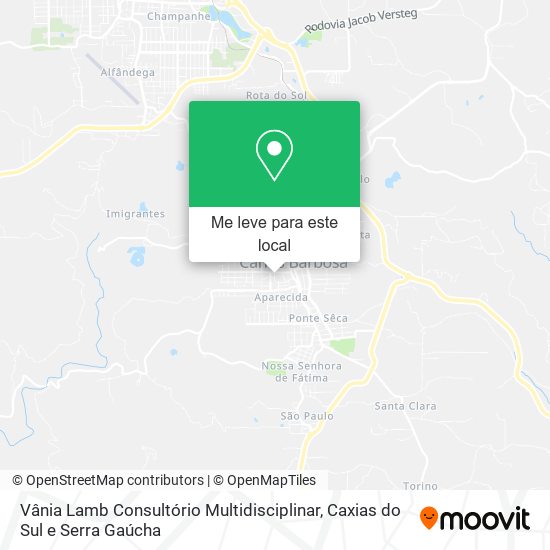 Vânia Lamb Consultório Multidisciplinar mapa