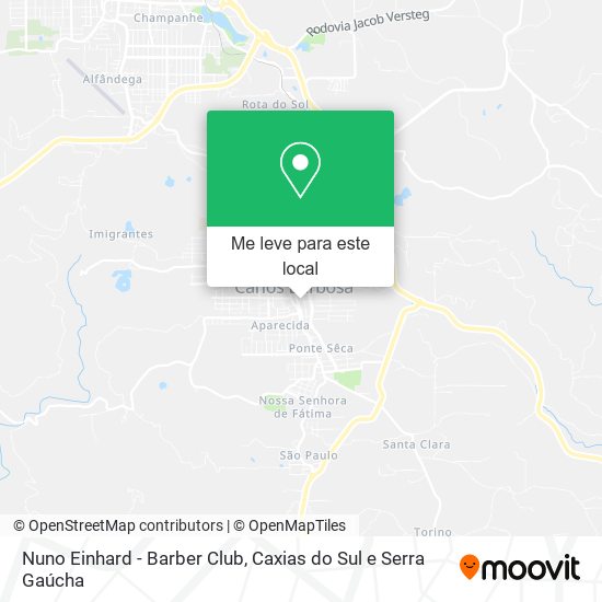 Nuno Einhard - Barber Club mapa