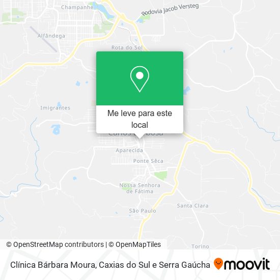 Clínica Bárbara Moura mapa