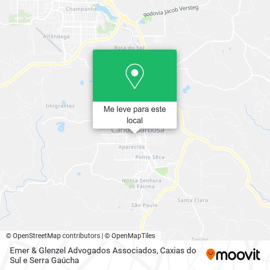 Emer & Glenzel Advogados Associados mapa