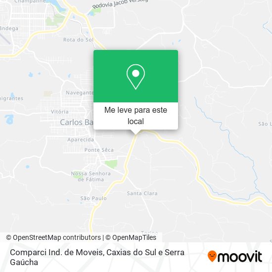 Comparci Ind. de Moveis mapa