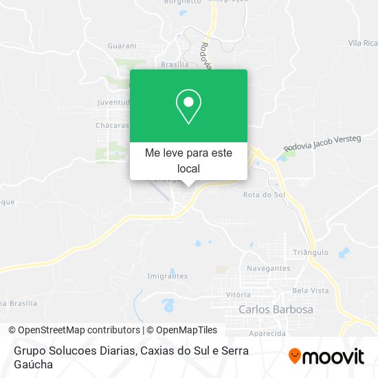 Grupo Solucoes Diarias mapa