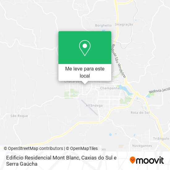 Edificio Residencial Mont Blanc mapa