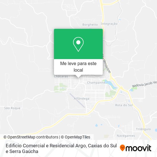 Edificio Comercial e Residencial Argo mapa