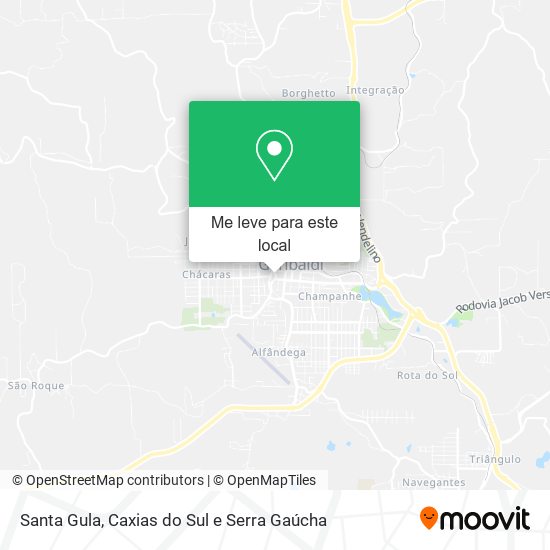 Santa Gula mapa