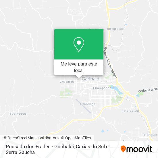 Pousada dos Frades - Garibaldi mapa
