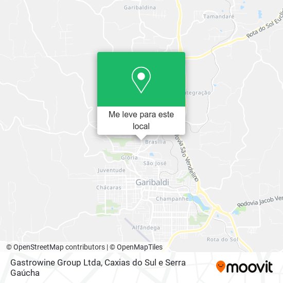 Gastrowine Group Ltda mapa