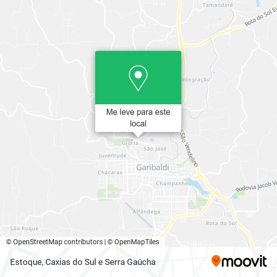 Estoque mapa