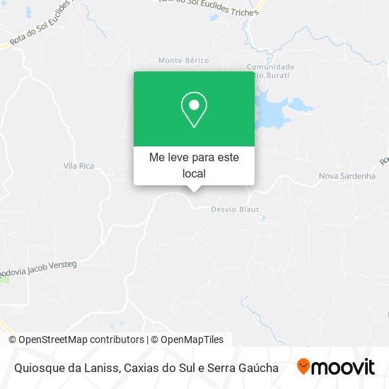 Quiosque da Laniss mapa