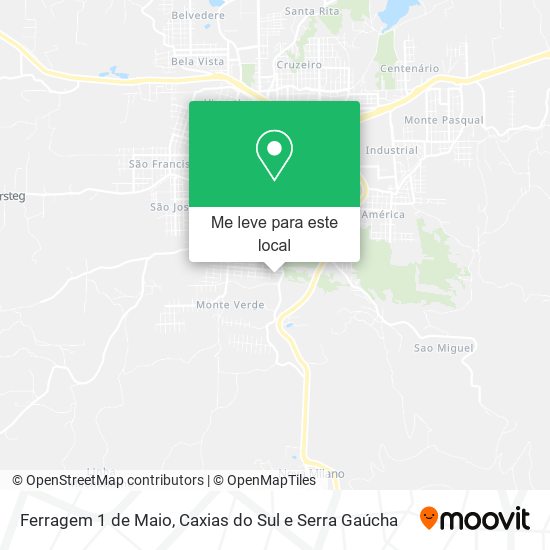 Ferragem 1 de Maio mapa