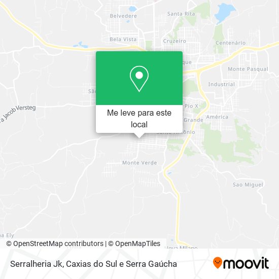 Serralheria Jk mapa