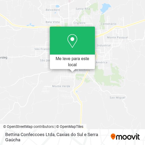 Bettina Confeccoes Ltda mapa