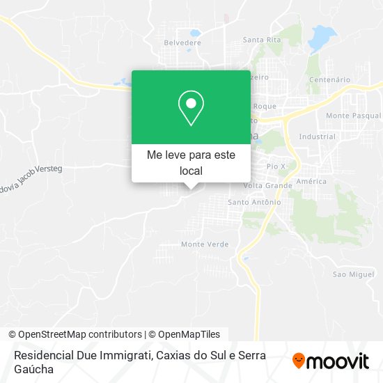 Residencial Due Immigrati mapa