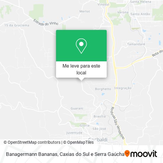 Banagermann Bananas mapa
