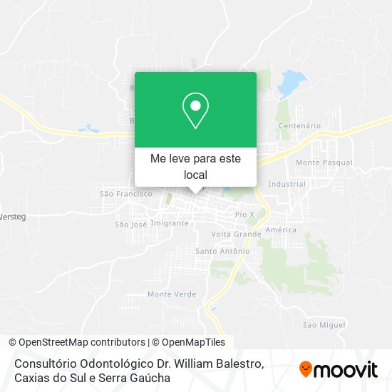 Consultório Odontológico Dr. William Balestro mapa