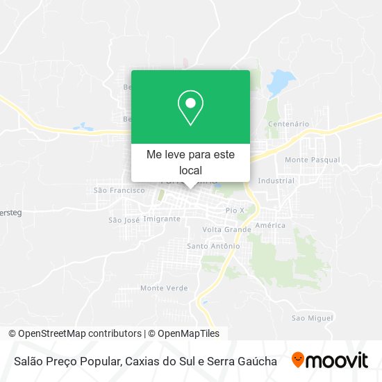 Salão Preço Popular mapa