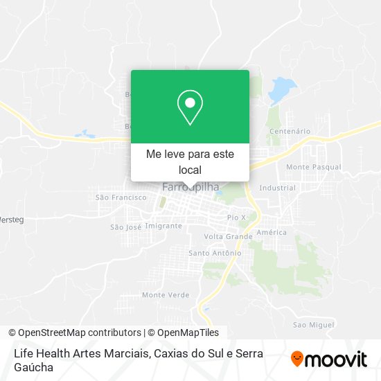 Life Health Artes Marciais mapa
