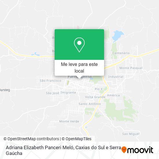 Adriana Elizabeth Panceri Meló mapa