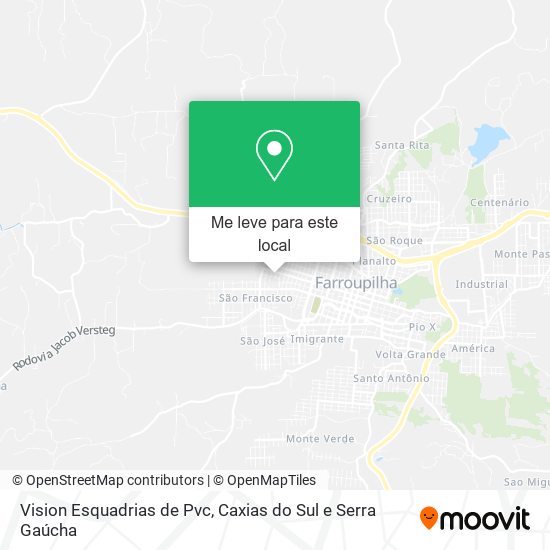 Vision Esquadrias de Pvc mapa