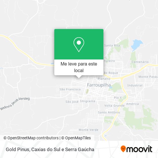 Gold Pinus mapa