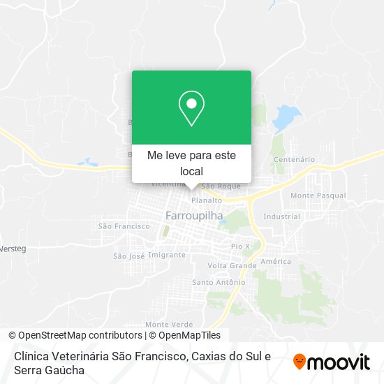 Clínica Veterinária São Francisco mapa
