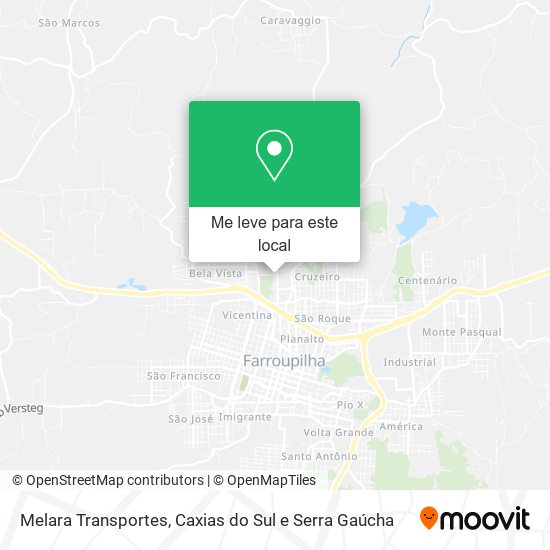 Melara Transportes mapa
