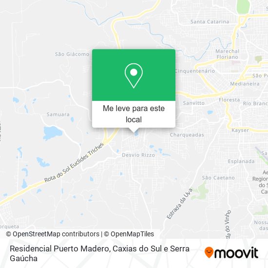 Residencial Puerto Madero mapa