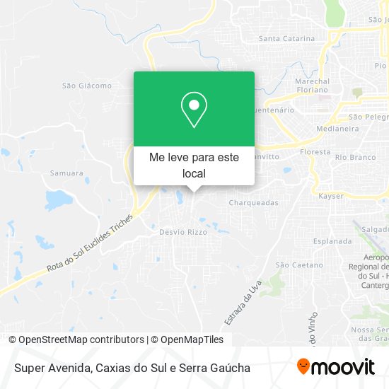 Super Avenida mapa