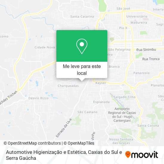 Automotive Higienização e Estética mapa
