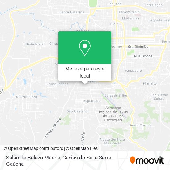 Salão de Beleza Márcia mapa