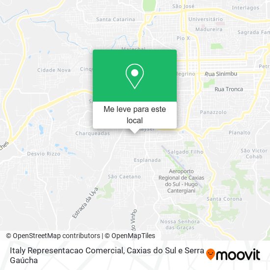 Italy Representacao Comercial mapa