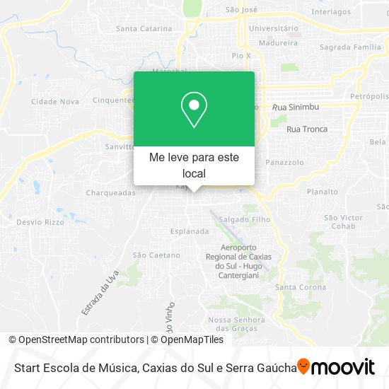 Start Escola de Música mapa