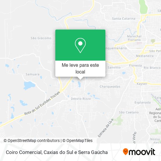 Coiro Comercial mapa