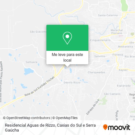 Residencial Aguas de Rizzo mapa