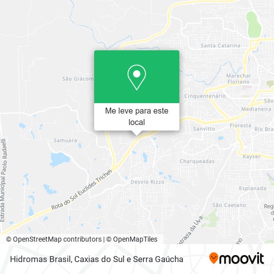Hidromas Brasil mapa