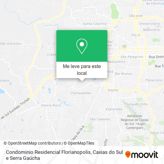 Condominio Residencial Florianopolis mapa