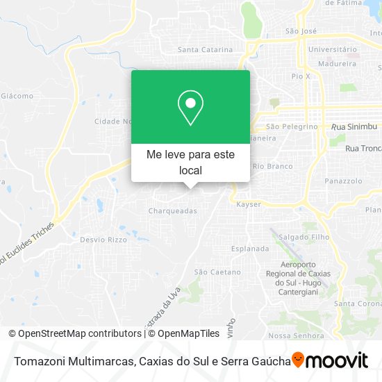 Tomazoni Multimarcas mapa