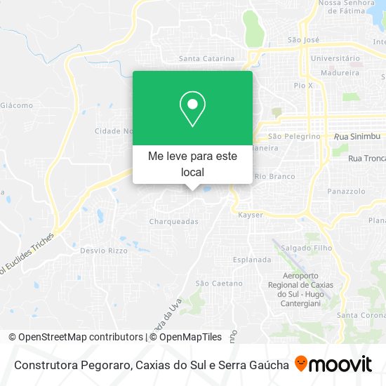 Construtora Pegoraro mapa