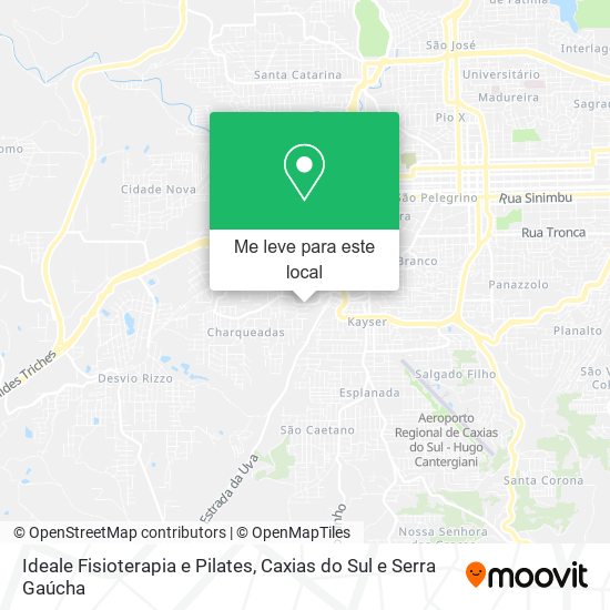 Ideale Fisioterapia e Pilates mapa