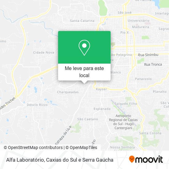 Alfa Laboratório mapa