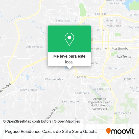 Pegaso Residence mapa