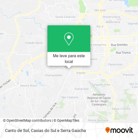 Canto de Sol mapa