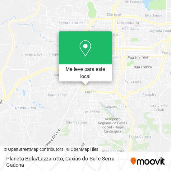 Planeta Bola/Lazzarotto mapa