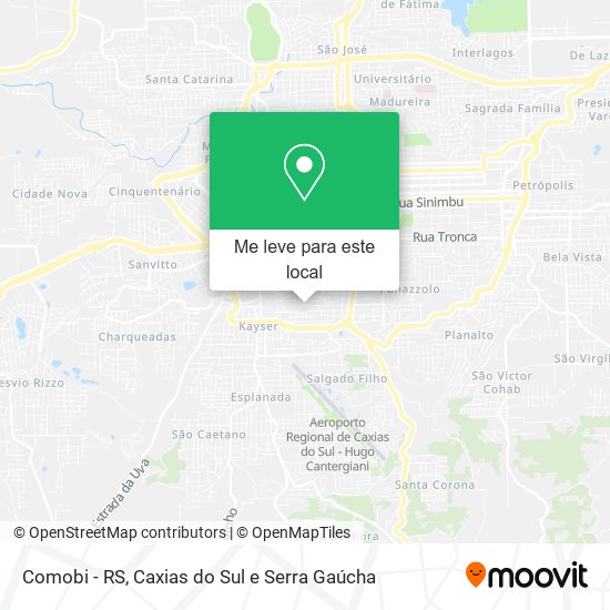 Comobi - RS mapa