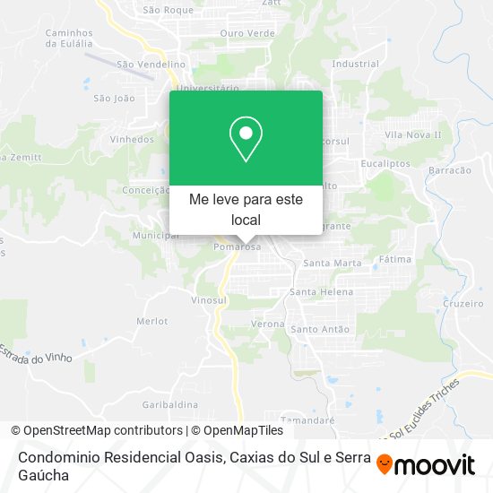 Condominio Residencial Oasis mapa