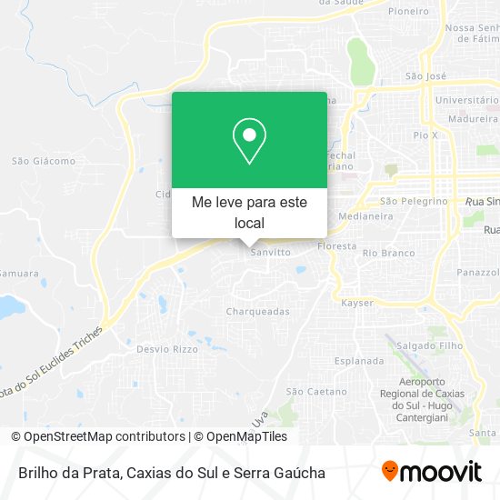 Brilho da Prata mapa