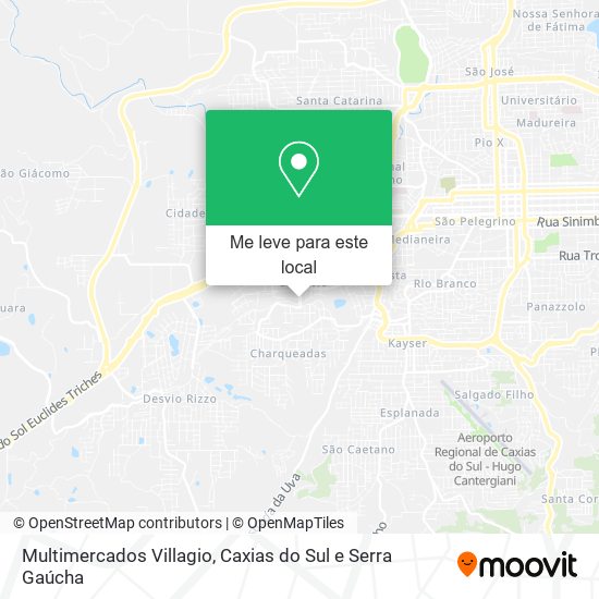 Multimercados Villagio mapa