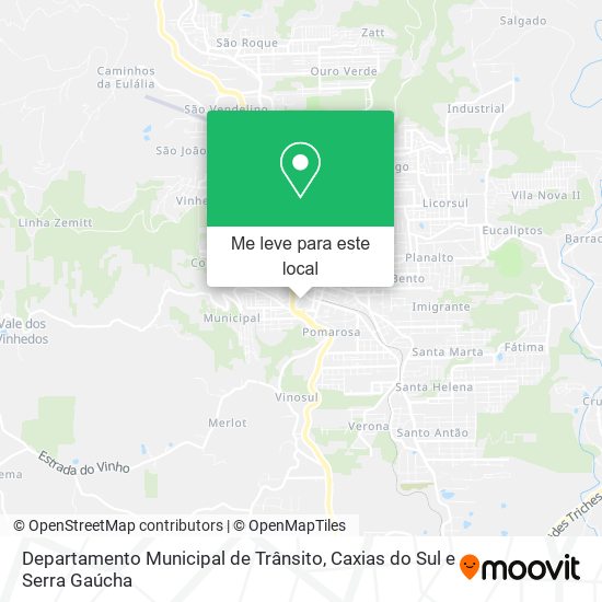 Departamento Municipal de Trânsito mapa