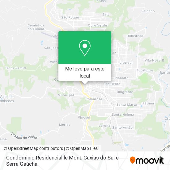 Condominio Residencial le Mont mapa