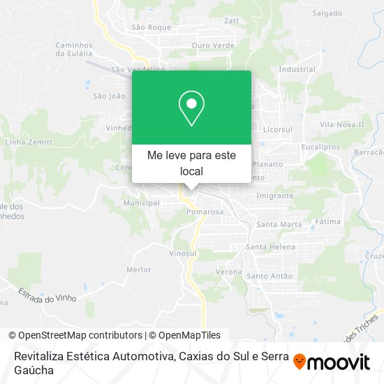 Revitaliza Estética Automotiva mapa